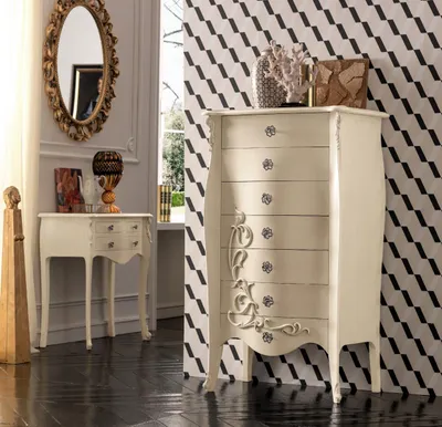 Produktbild von Nachttisch Nachtschrank Kommode Konsole Beistell mit Schublade Konsolen Designer