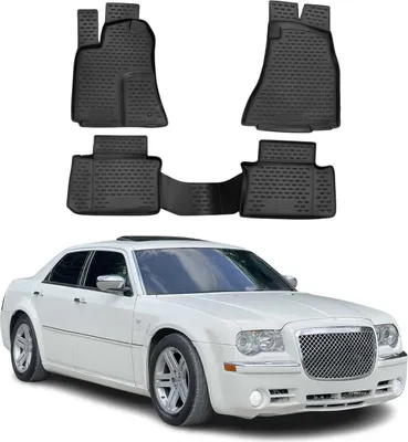 Zdjęcie produktu dla 2004-2012 Chrysler 300C dywaniki podłogowe TPE czarne 4 szt