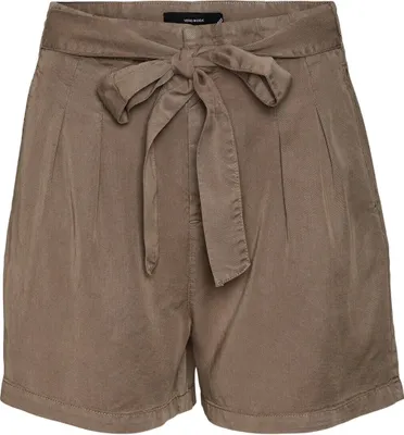 Produktbild von VERO MODA Kurze Stoff Hose Casual Sommer Chino Hot Pants Bindegürtel VMMIA Größe: XS