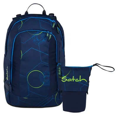 Produktbild von Satch, Schulrucksack-Set AIR Blue Tech 2-teilig, ab 5. Klasse