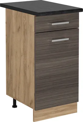 Image de Meuble cuisine Vicco R-Line Gris noble 40cm , PT Anthracite, Model 53906
