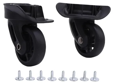 Produktbild von 1 Paar Gepäck-Koffer-Räder ABS Silent Repairing Universal Casters Zubehör zum Austausch