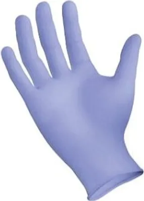 Produktbild von SEMPERCARE SKIN 2, Nitril-Schutzhandschuhe ohne Puder, 90 Stück, Größe. XL, blau