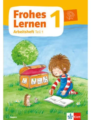 Immagine prodotto di Frohes Lernen 1. Arbeitsheft in Druckschrift, Teil 1, 2 und 3 Klasse 1. Ausgabe Bayern ab 2021