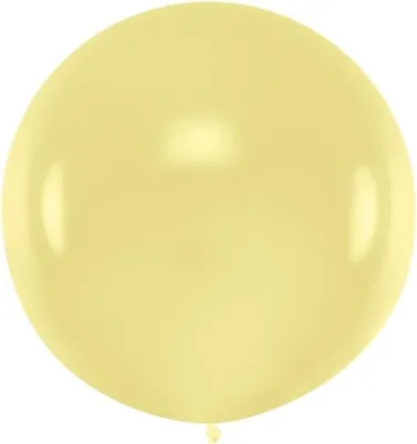 Produktbild von Riesenballon 1 m, Pastell, Creme, 1 Stk.