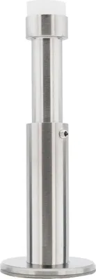 Produktbild von Verstellbarer Wandstopper von 88 bis 128 mm - doppelte Installation - rostfreies Stahl - Silikon - Türen Möbel Wände