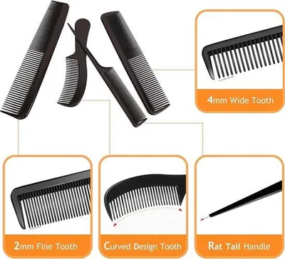 Produktbild von Famanu Kammset Professionelles Styling - Set aus 4 Teilen