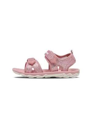 Image de Hummel Sandal Glitter Jr - argent, taille:34