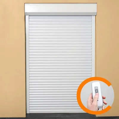 Produktbild von Rollladen PVC - H 2,2 x B 1,2 m - Elektrofunk - Weiß