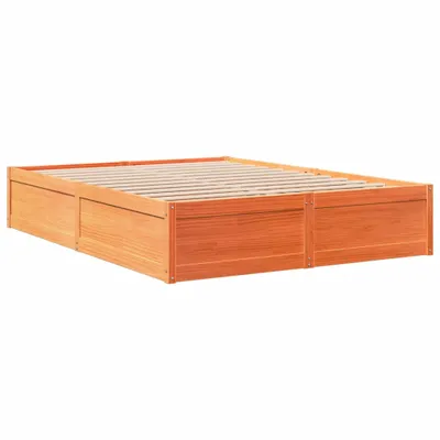 Obrázek produktu pro Postel bez matrace voskově hnědá 140 x 200 cm masivní borovice