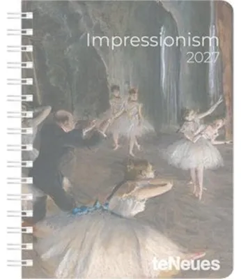 Produktbild von Buchkalender 2027 Impressionismus 17 x 22 cm Wochenübersicht 6-sprachig Spiralbindung