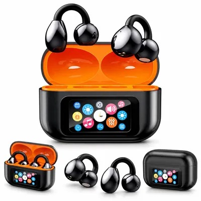 Produktbild von KI Übersetzer Kopfhörer mit Echtzeitübersetzung, 159 Sprachen, Bluetooth 6.0, Geräuschunterdrückung, App und Telefonie