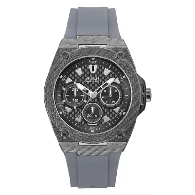 Produktbild von Guess Herrn Armbanduhr Legacy Silikon Armband W1048G1