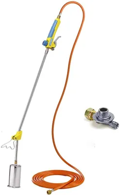 Image de Kit GLORIA ThermoflammProfessional PLUS, brûleur à gaz pour un jardin sans mauvaises herbes, puissant pour les grandes surfaces, raccordement