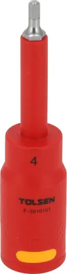 Produktbild von VDE-isolierter Steckschlüssel 1/2″ Sechskant 4 x 120 mm - Maxami