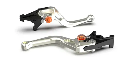 Produktbild von LSL Bremshebel BOW kurz R74R, silber/orange