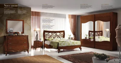 Immagine prodotto di Camera da letto Comodino Armadio Cassettiera Set di specchi 6 pezzi