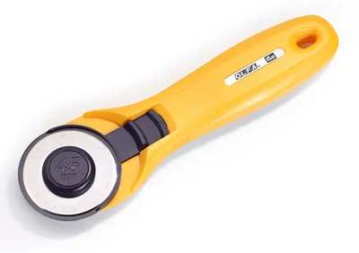 Produktbild von Prym Rollschneider "Maxi EASY" 45 mm - Millimetergenaues Zuschneiden von mehreren Stofflagen  