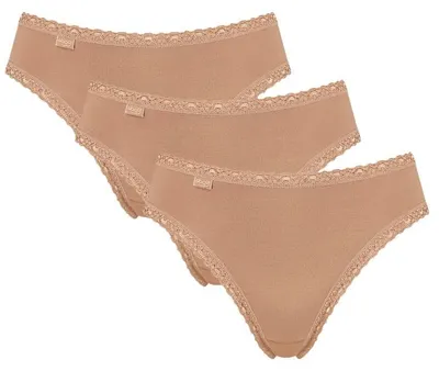 Obrázok produktu pre Dámske nohavičky Sloggi 24/7 Bavlna Lace Tai 3-pack z prírodnej bavlny