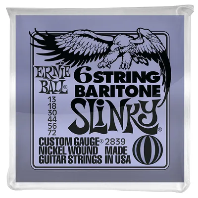 Produktbild von Ernie Ball 6-saitige Bariton-Gitarre Slinky 13-72 (2839)