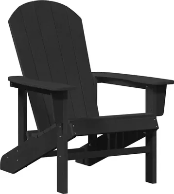 Productafbeelding van Ergonomische houten Adirondack-tuinstoel voor buiten – Comfortabele ligstoel voor balkon, terras en tuin – Maximaal draaggewicht: 170 kg
