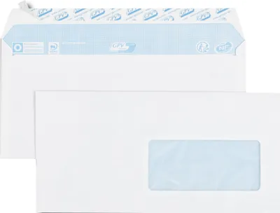 Produktbild von GPV Briefumschläge C5 162 x 229 mm weiß ohne Fenster
