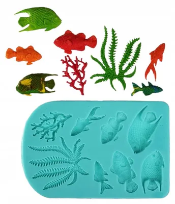 Image de Moule en silicone pour poissons AQUARIUM