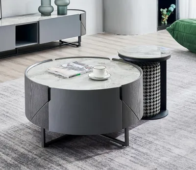 Produktbild von Couchtische Tisch Kaffeetisch Tische Designer Beistelltische Holz Neu