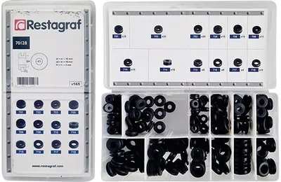 Produktbild von RESTAGRAF Sortiment Kabeldurchführungstülle 70128 6mm 4mm 12mm