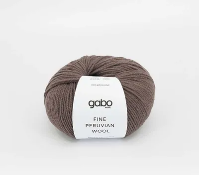 Zdjęcie produktu dla Włóczka Gabo Wool Fine Peruvian Wool  8308 / ziemisty brąz
