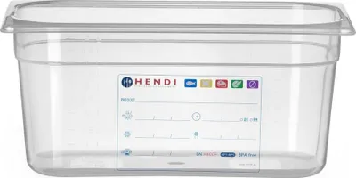 Produktbild von HENDI Aufbewahrungsbehälter gastronorm 1/3 150 mm PP