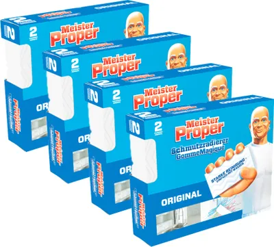 Produktbild von 4 Packungen Meister Proper EXPRESS Schmutzradierer 4 x 2er Pack