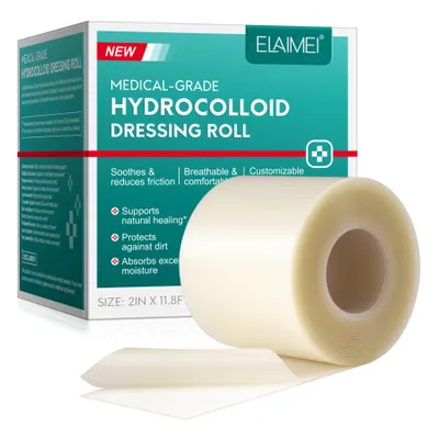 Image de Pansement hydrocolloïde Pansement adhésif Rouleau autocollant Imperméable, 5 cm x 3,6 m