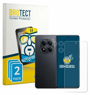 Produktbild von 2x Für Xiaomi Redmi Note 15 Pro 4G (Display+Kamera) Schutzfolie BROTECT Displayschutz Display Schutz Folie Klar Transparent