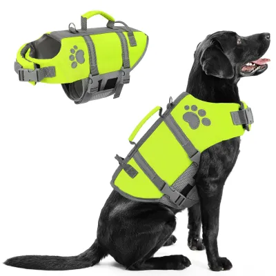 Produktbild von Verstellbare Schwimmweste für Hunde, geeignet für große Hunde, mit Griff