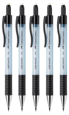 Produktbild von Faber-Castell - Druckbleistift Grip Matic Sky Blue 0,5 mm, 5 Stück