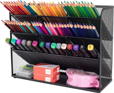 Produktbild von Multifunktionaler Metall-Schreibtisch-Organizer für Schrein und Zubehör - Perfekt für Zuhause, Büro und Schule