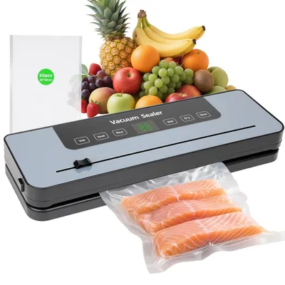 Produktbild von Vakuumierer Vakuumiergerät Vakuumverpackungsgerät - 120 W - 65 kPa - 50 Vakuumbeutel (20 x 30 cm)