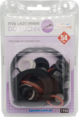 Productafbeelding van Set van 54 hydraulische afdichtingen, rubber met vezels, in verschillende maten en types