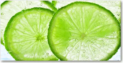 Produktbild von Tulup® Leinwandbild -100x50 cm - Wandkunst - Drucke auf Leinwand - Leinwanddruck  - Essen & Getränke - Grün - Limetten Wasser