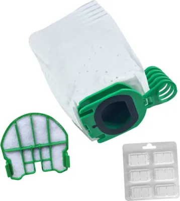 Produktbild von 5 Staubsaugerbeutel 1 Motorfilter 1 Duftblock geeignet für Kobold VB100, VB 100