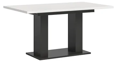Produktbild von Esstisch Motion ausziehbar, Weiß/Grau, 150-190 cm, modernes Design