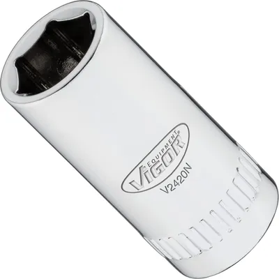 Produktbild von VIGOR Steckschlüsseleinsatz V2420N 1/4" Außen Sechskant Profil SW 8 mm
