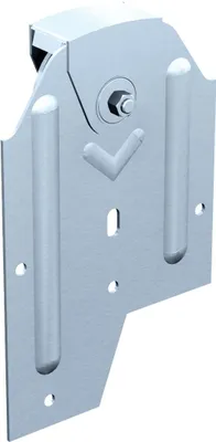 Image de Paire de montures galet flasque acier - MANTION - 0250A X 2