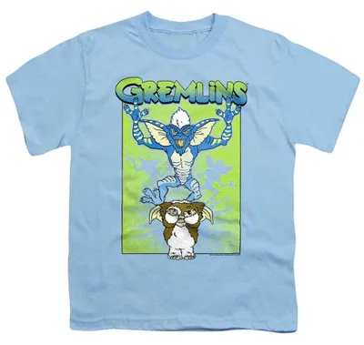 Immagine prodotto di Maglietta per bambini "Gremlins" - "Sii spaventato" (TV36960) (taglia 116) (azzurro)