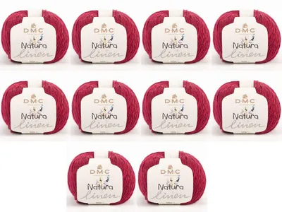 Produktbild von Auslaufmodell 10x Natura Linen von DMC – Premium Sommergarn mit Leinen (50 g) color (05)