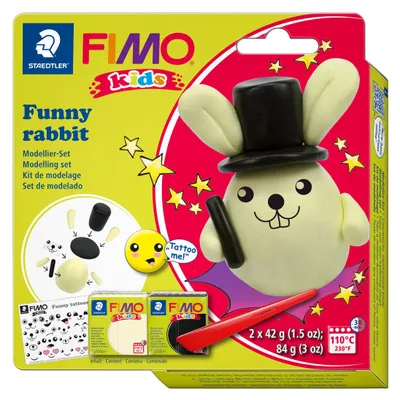 Obrázek produktu pro STAEDTLER® 8035 20dílná sada modelovací hmoty Fimo kids fk rabbit