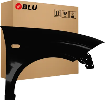 Produktbild von BLU Kotflügel Passend für Seat Altea 5P1/5P5 LZ9Y Rechts Schwarz PhantomSchwarz | 2004-2015 | Vorderseite Vorne | Lackiert | Einbaufertig