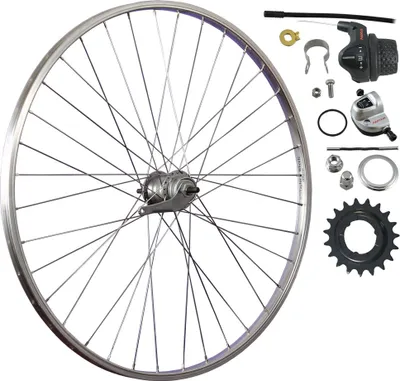 Produktbild von Laufrad 28 Zoll Hinterrad Shimano Nexus SG-3C41 3 Gang Nabenschaltung RBN silber