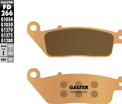 Zdjęcie produktu dla Klocki hamulcowe Galfer FD266 - G1370